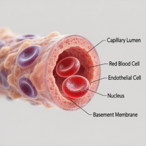 Capillaries at a Glance-Structure, Scale, and Distribution